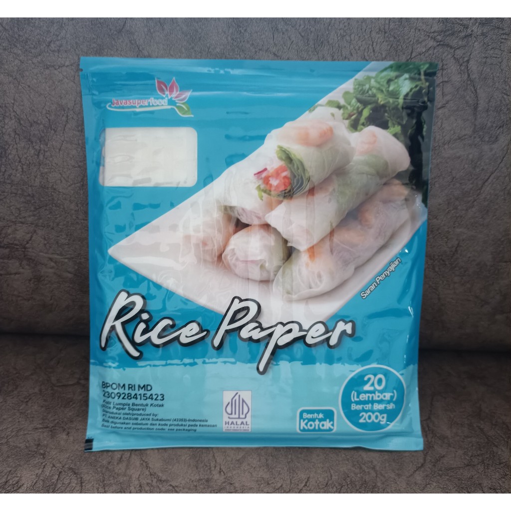 

Rice Paper Kulit Lumpia Vietnam 200 Gram 20 Lembar Java