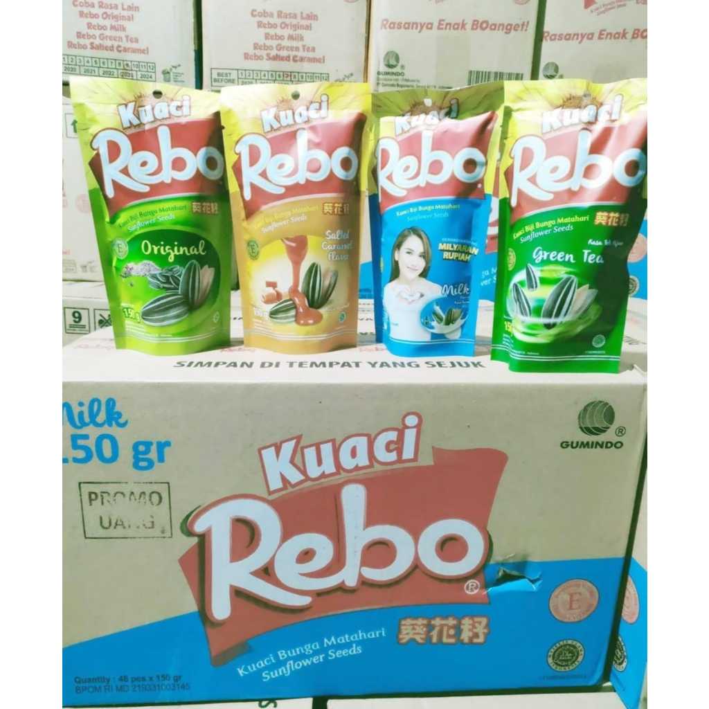 

Kuaci Rebo 140gram / kuacirebo 140 / Kuaci bunga matahari 140gr