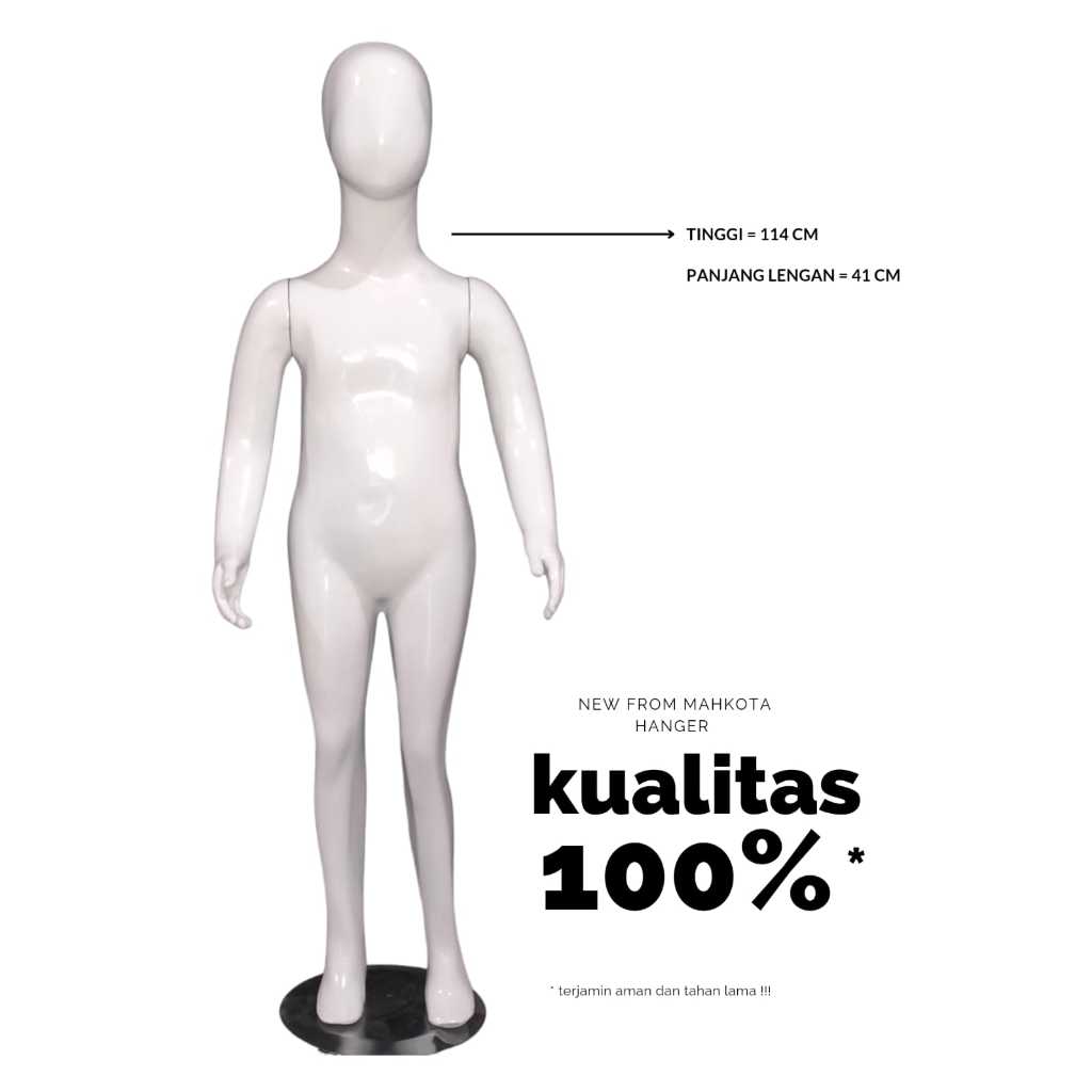 PATUNG MANEKIN FULL BODY ANAK UNISEX / COWO CEWE