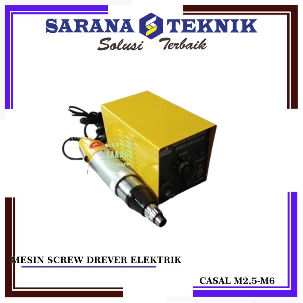 Electric Screwdriver Set / Obeng Listrik Set CASAL / Obeng Elektrik