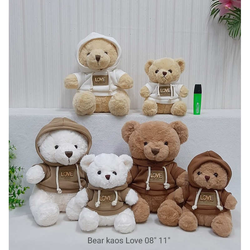 Boneka Bear Hoodie - Boneka Bear Kaos Love