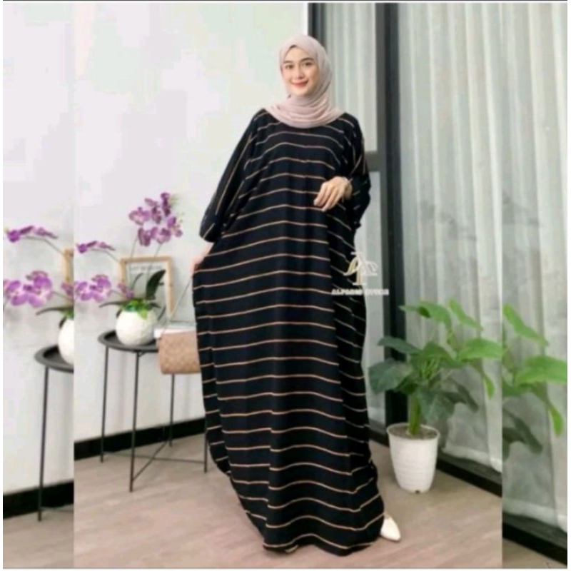 Terbaru Kaftan Mecca//Kaftan Motif Salur//Kaftan Super Jumbo