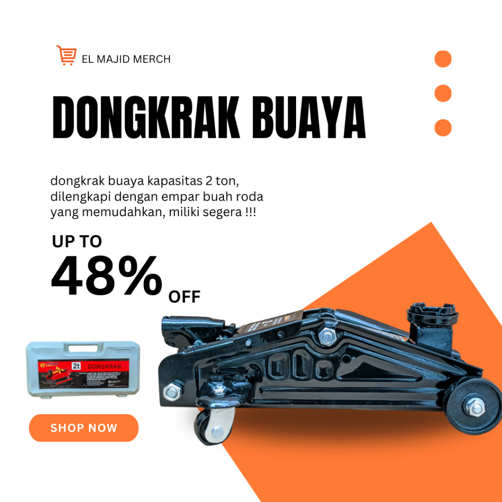 YUZAKA DONGKRAK BUAYA 2 TON HYDRAULIC JACK