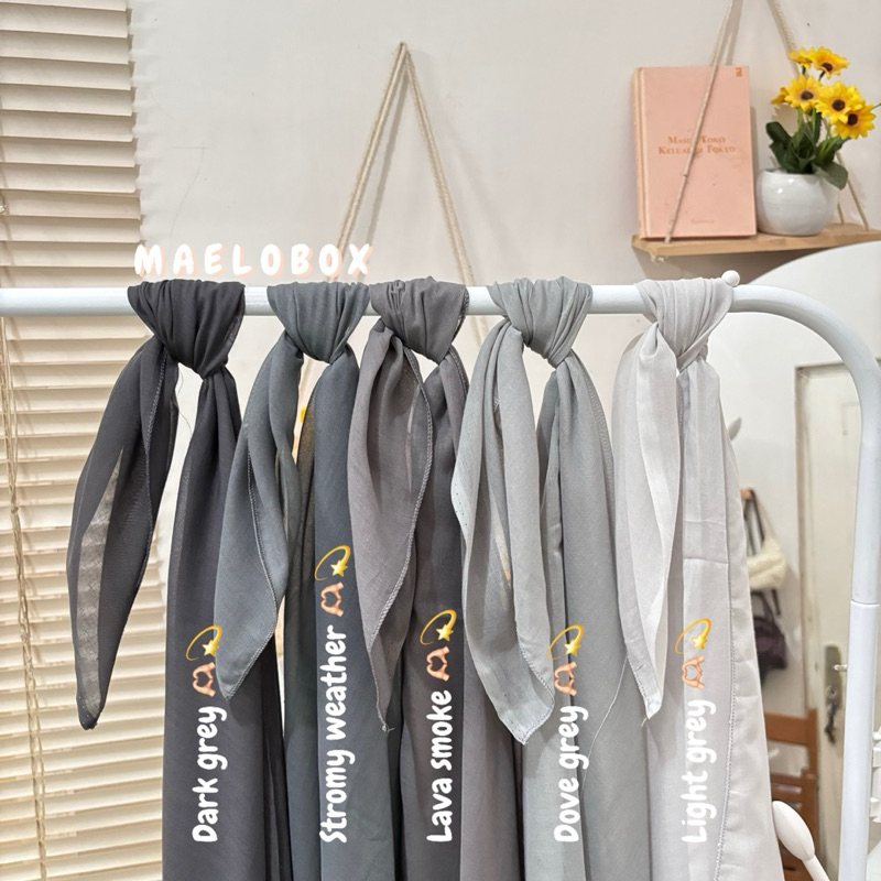(FREE JARUM PENTUL & POUCH) Kerudung PARIS JADUL Murah Paris jadul HIJAB PARIS JADUL merk red rose h