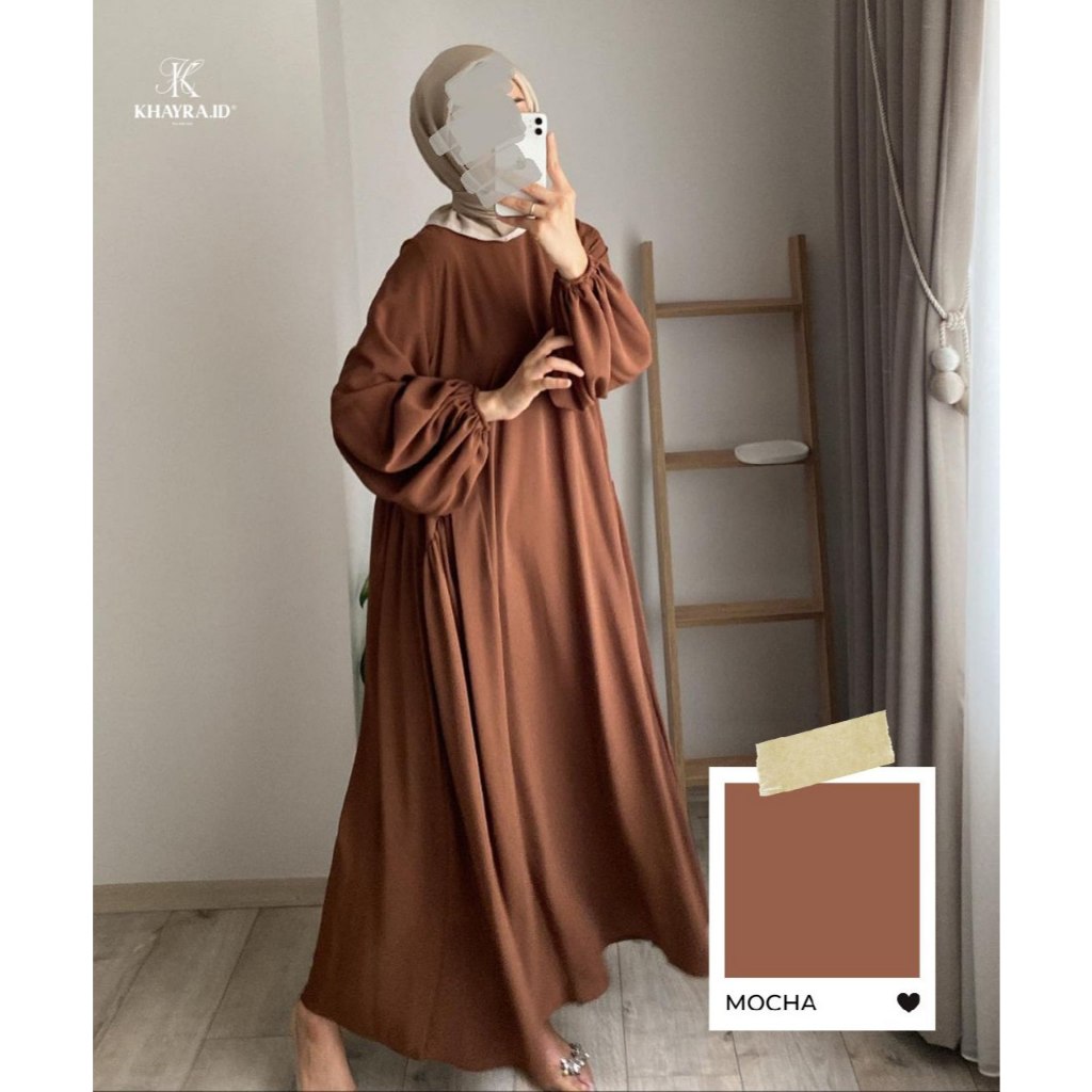 Haura Dress Gamis Wanita Premium By Khayra