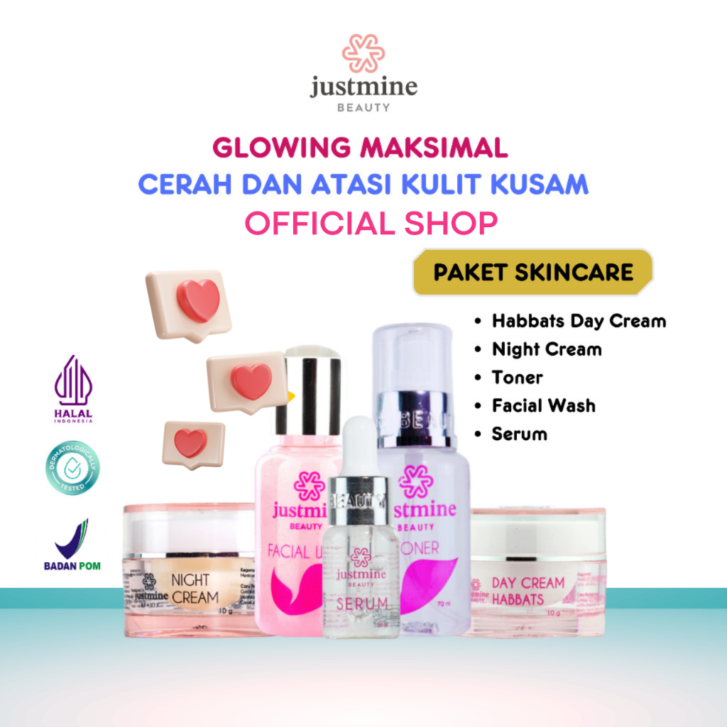 JUSTMINE - JUSTMINE BEAUTY - JUSTMINE BEAUTY SKINCARE / JASMINE BEAUTY SKINCARE AMAN BPOM