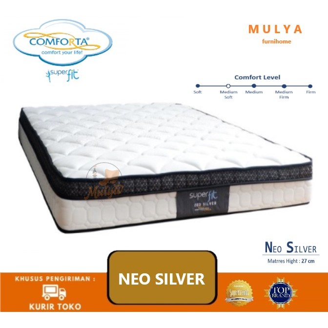 Comforta Superfit Neo Silver /Kasur Springbed
