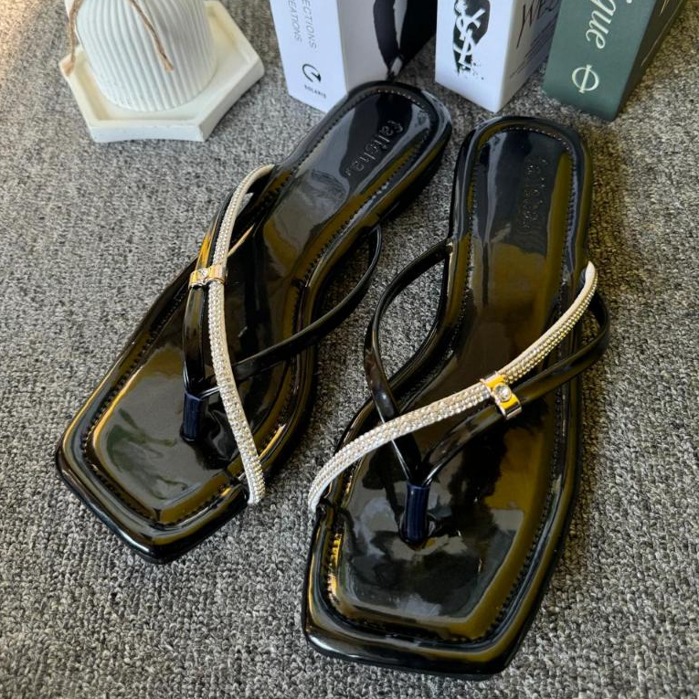 sendal falisha.id Marbela 03 Sendal flat  Sandal wanita fashion casual