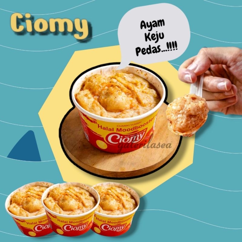 

Ciomy Cuanki Yummy Rasa Keju Pedas Berat 75 gram