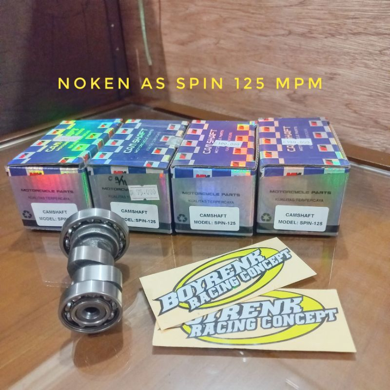 NOKEN AS CAMSHAFT SUZUKI SPIN 125 SKYWAFE STD MPM-BOYRENK RACING