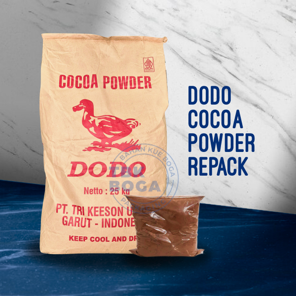 

( Repack ) Cocoa Bubuk Dodo ( 500 gr ) Coklat Pahit Kokoa Kakao Cacao Cokelat Powder