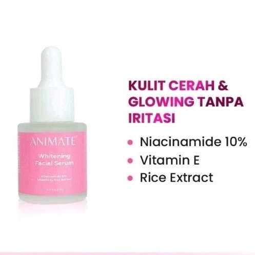 Serum Pemutih Wajah Animate 20ml