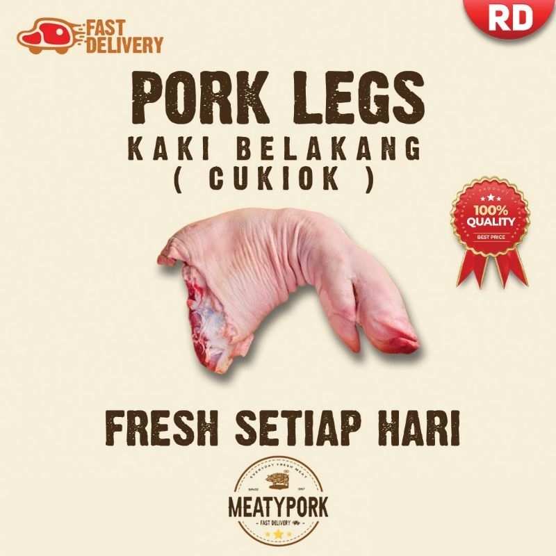 

KAKI BABI FRESH / CUKIOK - 1PCS (1.5KG - 1.6KG)