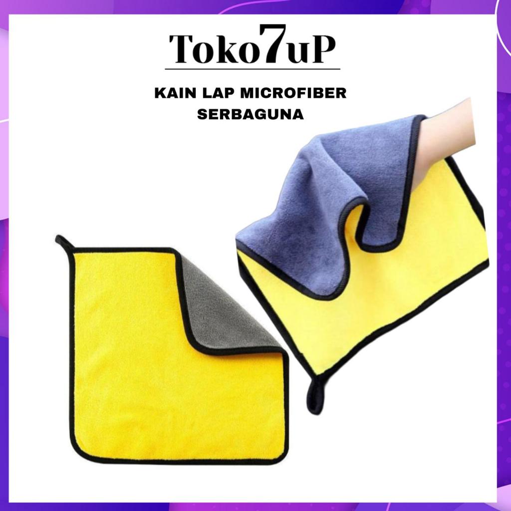 KAIN LAP MICROFIBER SERBAGUNA / KAIN LAP MICROFIBER PREMIUM CUCI MOBIL DAN MOTOR
