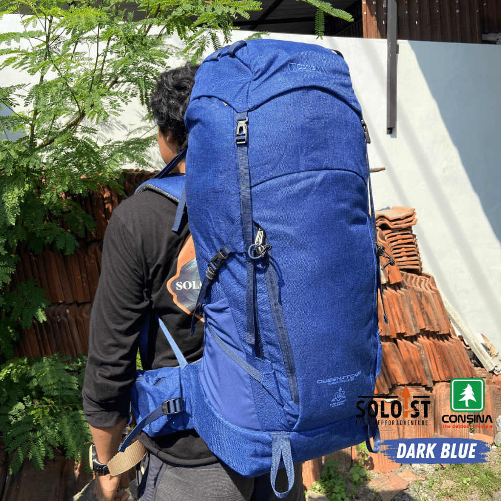 Consina Tas Carrier Queenstown 50 Liter | Tas Keril 50L Consina | Tas Gunung Ransel 50L Consina Quee