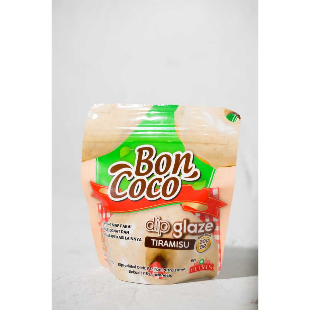 

BONCOCO GLAZE TIRAMISU 200GR UNTUK TOPPING CAKE/ROTI/ DONAT & DEKOR