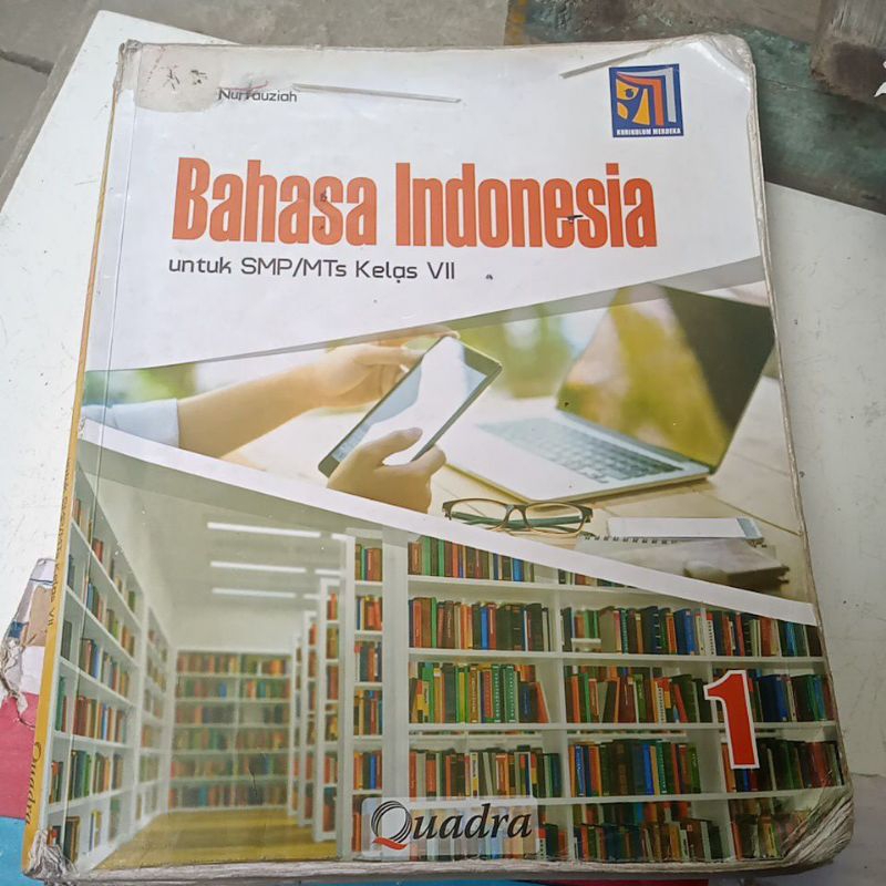 buku bahasa Indonesia kelas 7 penerbit Quadra