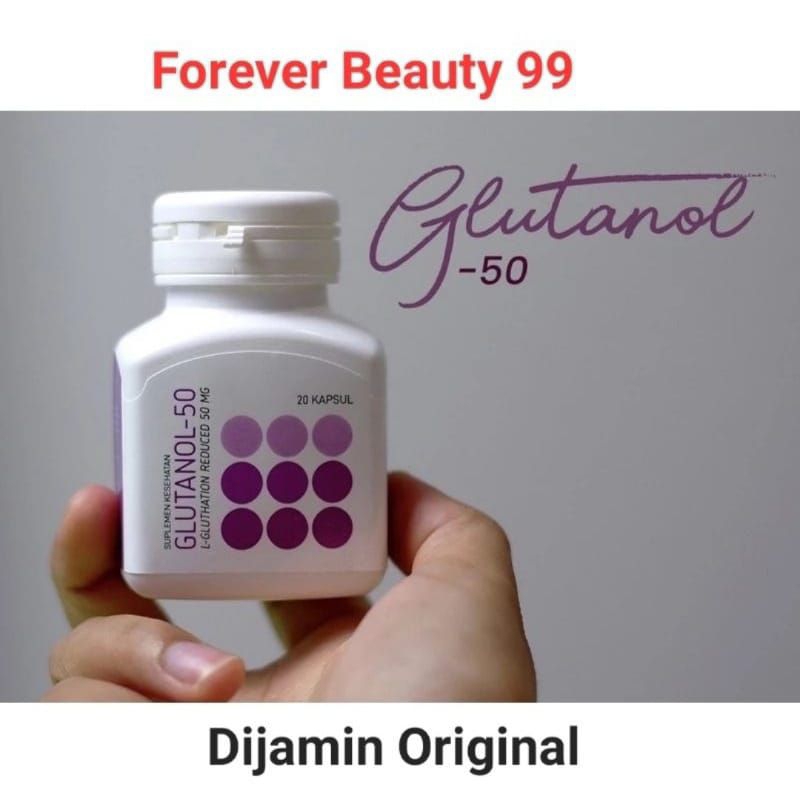 skincare glutanol 50 kapsul gluthation whitening BPOM