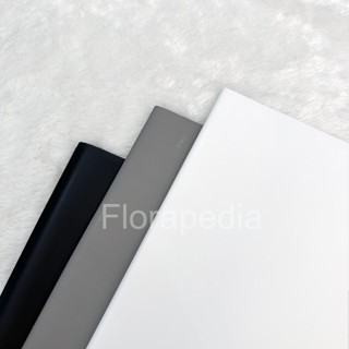 

(PER PACK) Flower Wrapping Paper Solid / Kertas Buket Bunga / Cellophane Pastel Color / Korean Paper Wrap Hitam Abu Putih