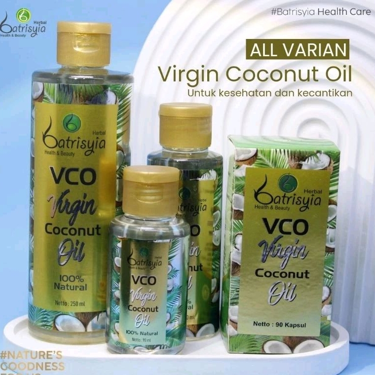 

MINYAK KELAPA MURNI / VIRGIN COCONUT OIL (VCO) BATRISYIA HERBAL