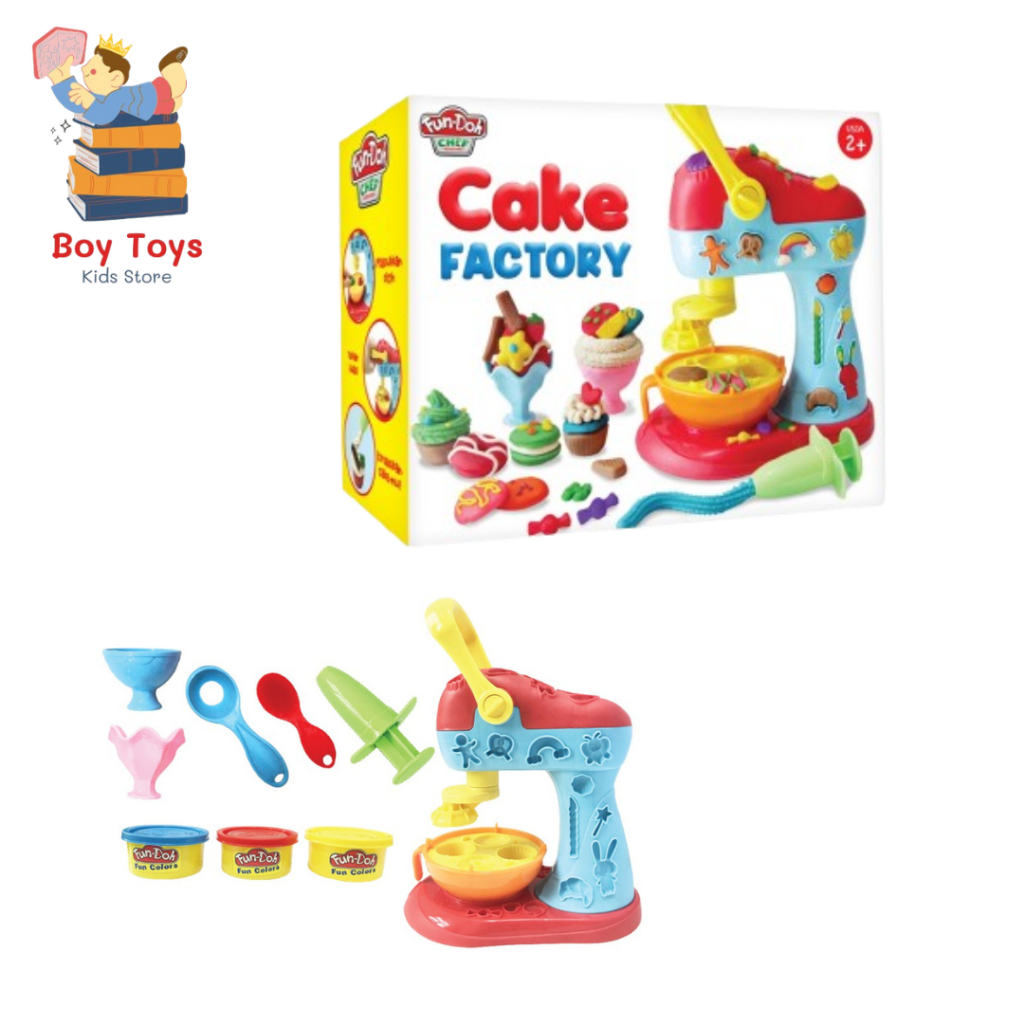 Fundoh Cake Factory Mainan Anak - Mainan Lilin Mainan Edukasi 28149