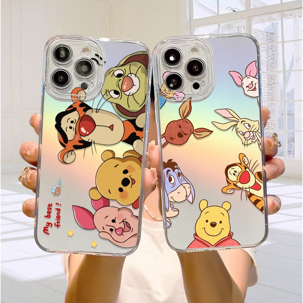 Case Hologram OPPO A5S A11K A12 A7 A15 A15S A57 A77S A58 4G Motif ( 47 ) Softcase Hologram Bening Te