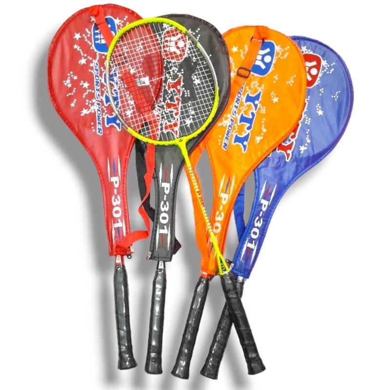 RAKET BULUTANGKIS BADMINTON MERK YTY SPORTS POWER P-301 FREE TAS