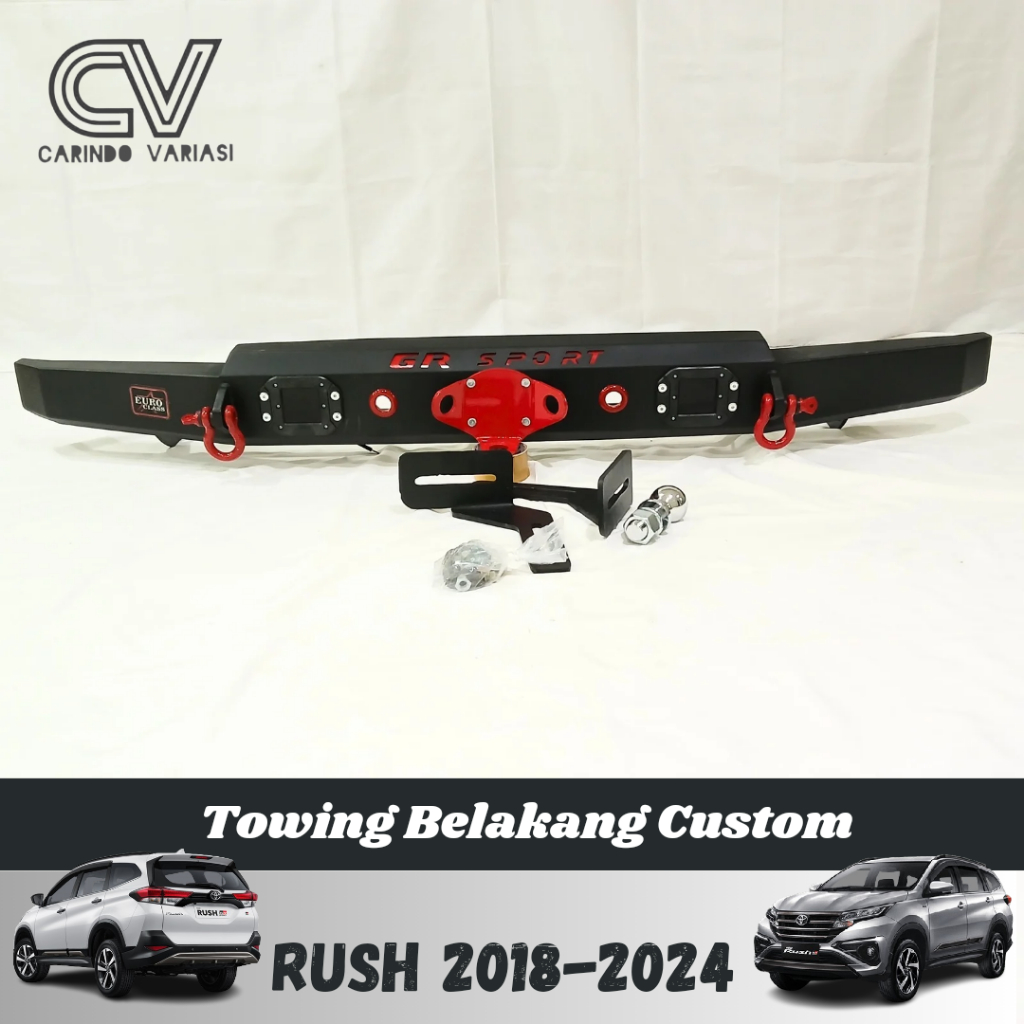 Towing Belakang Custom Mobil All New Rush GR-SPORT 2018-2024 Emboss