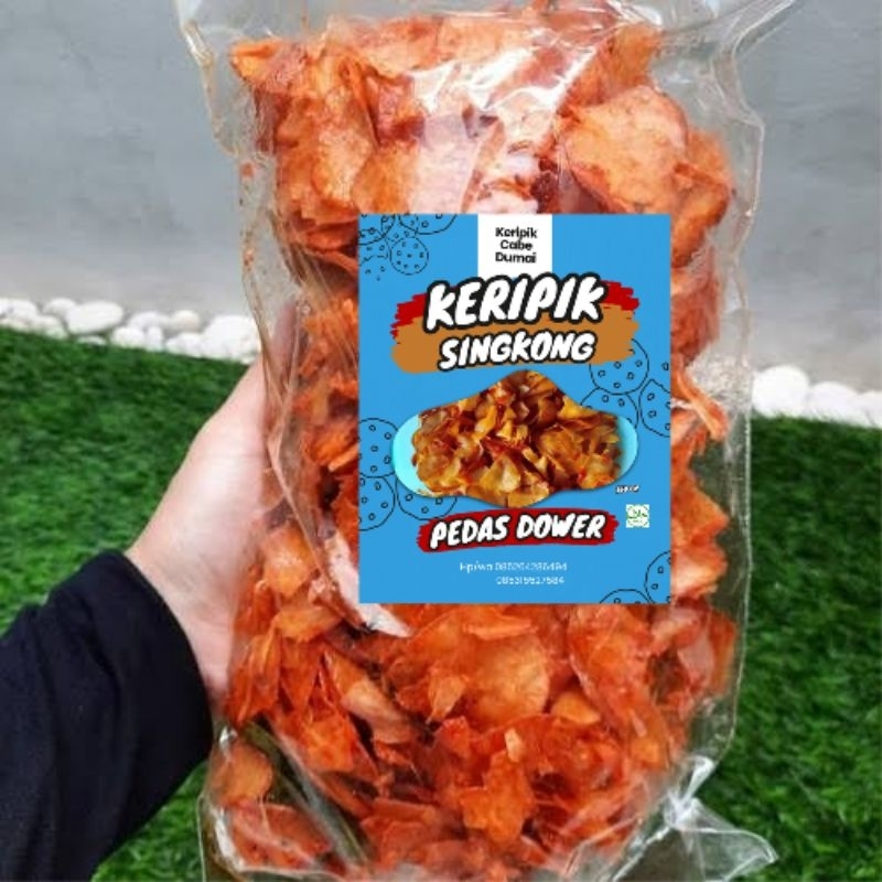 

Keripik cabe, keripik singkong balado, keripik ubi pedas, keripik pedas, snack, kemasan 350 gr keripik singkong super pedas manis kota dumai