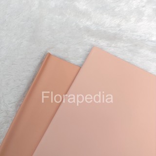 

(PER PACK) Flower Wrapping Paper Solid / Kertas Buket Bunga / Cellophane Pastel Color / Korean Paper Wrap Pink