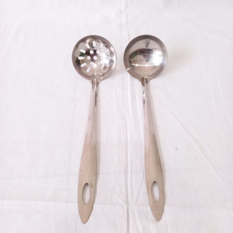 Sendok Sop Stainless Steel, Sendok Sop Lubang Soup Ladle, Sendok Hot Pot