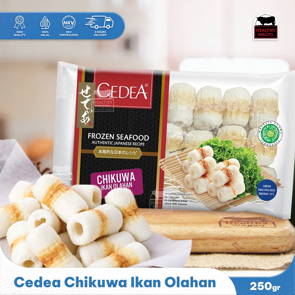 

Chikuwa Cincin Ikan Cedea Frozen Food 250gr Healthy Wagyu