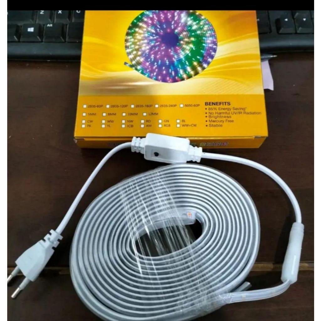 LAMPU LED STRIP SELANG RGB PANJANG 7 METER + ADAPTOR