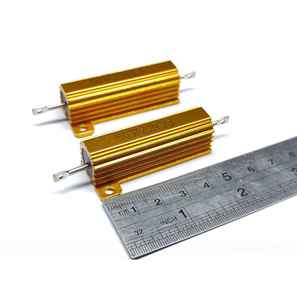 Resistor Shunt / Dummy Load 50 W 22 Ohm