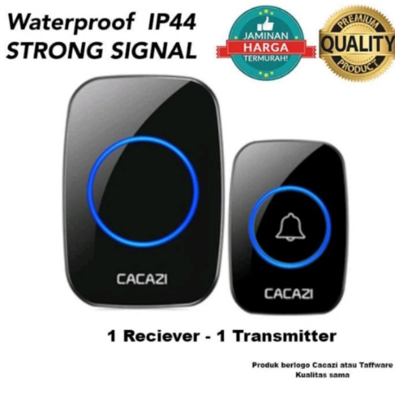 CACAZI A10-DC BEL RUMAH TANPA KABEL/WIRELESS