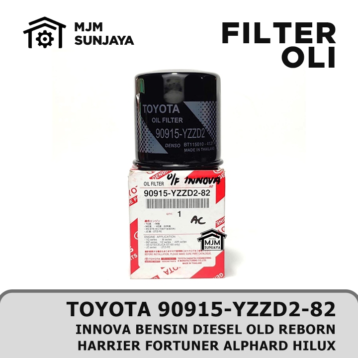 Oil Filter Oli Mobil TOYOTA ORIGINAL Kijang Innova Bensin Diesel Harrier Fortuner Hilux Alphard 9091