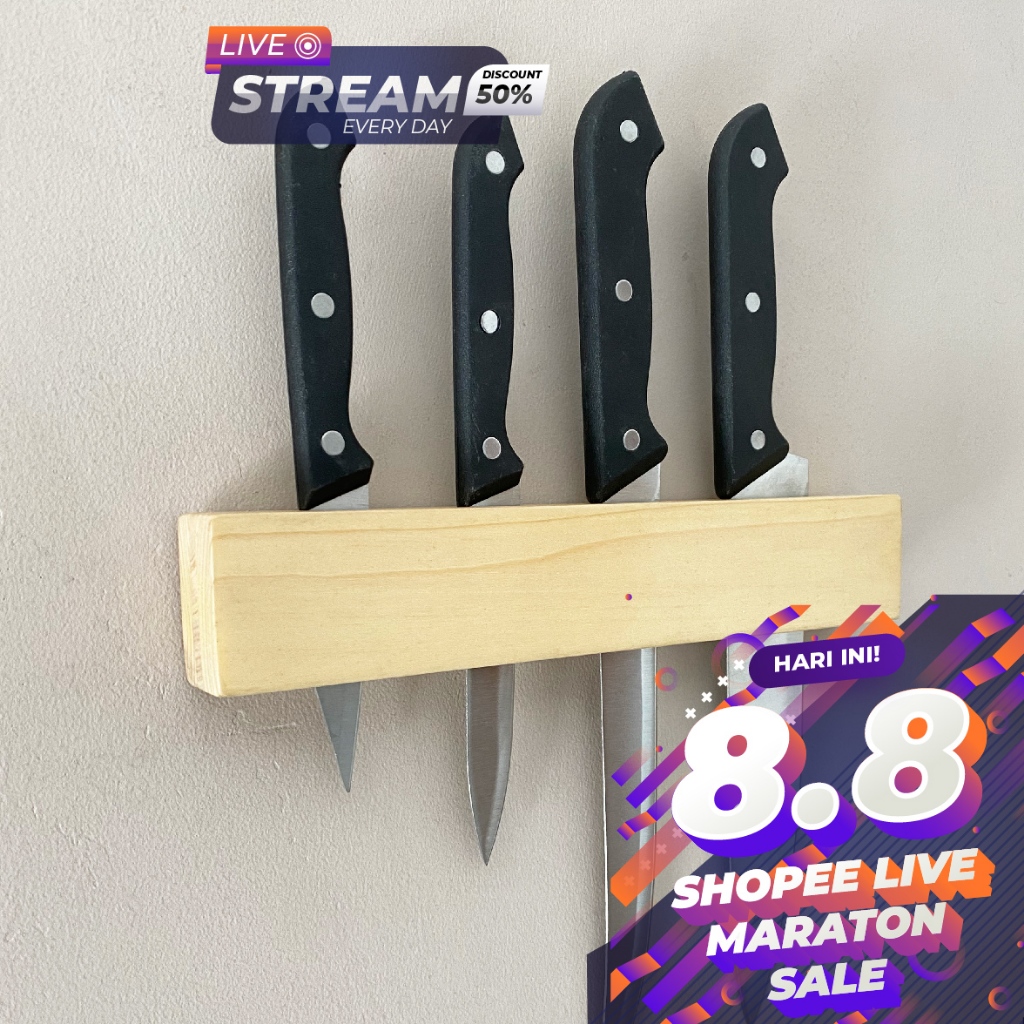 TEMPAT PISAU AESTHETIC / RAK PISAU / KNIFE HOLDER
