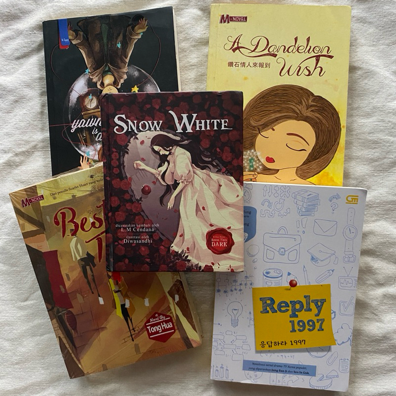 Buku Novel Asian Literature Snow White Reply 1997 Yawning is Delicious Haru Best Time Tong Hua A Dan