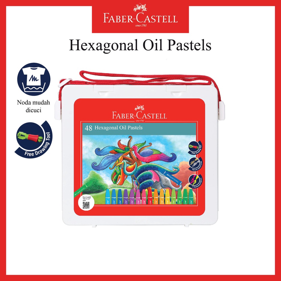 

Crayon Faber Castell Hexagonal Oil Pastel 48 Warna Free Perpect Drawing Tools KODE Y6J9