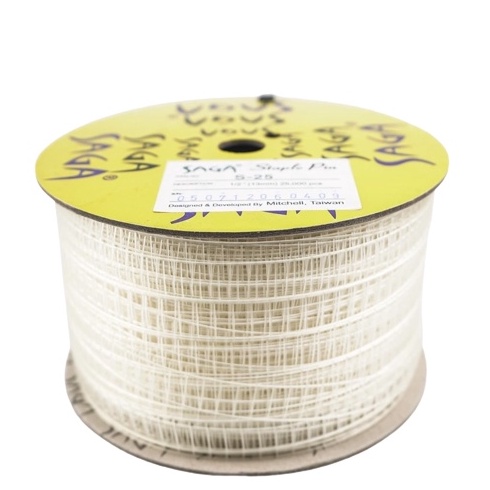 

Saga Staple Pin S25 13mm Strapler Bandrol Merk 1 Roll KODE T6C7