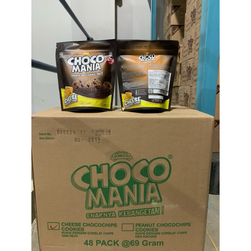 

Chocomania Chocochip Cheese Cookies Kemasan Pouch