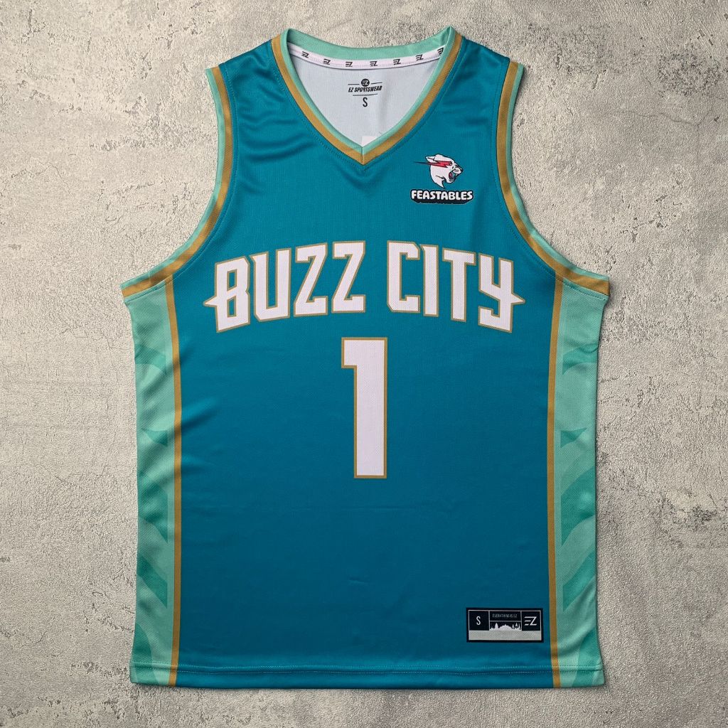Jersey Lamelo Ball #1 Charlotte Hornets Buzz City CITY BIRU Swingman Bola Basket NBA Baju Kaos T-Shi
