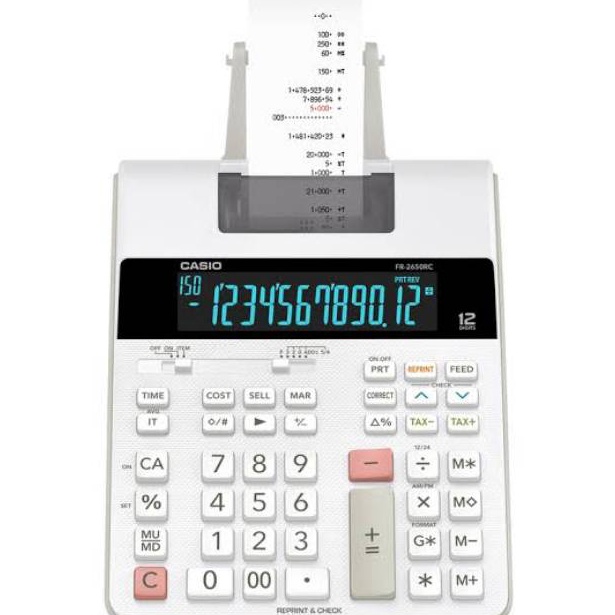 

CASIO FR265RC KALKULATOR PRINTING 265 RC CALCULATOR PRINT KODE U4E8