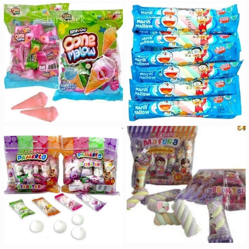 

ECER MARSHMALLOW MAFURA | PAMERLO | CONE | DORAEMON NETTO 1 PCS