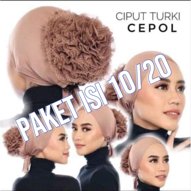 Ciput tali turki konde kaos jerseydaleman kerudung daleman hijab innerbandana 1kodi