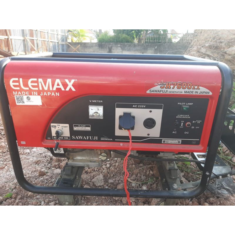 Genset 5200 watt Elemax Honda SH7600EX