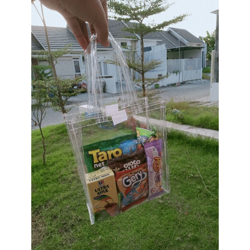 

Tas mika tebal 0.15 goodiebag hampers 15x5x20 snack ultah