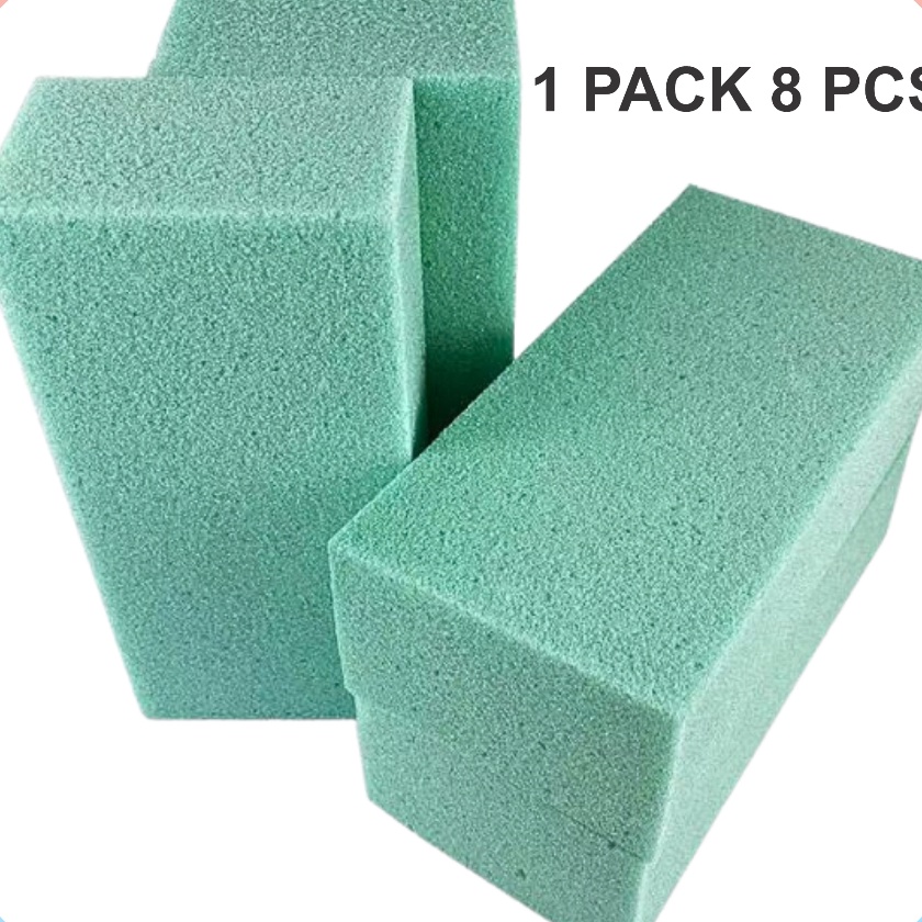 

Premium 1 Dus Isi 8 Pcs Sterofoam Busa Bunga Kering Floral Foam oasis Gabus Buket