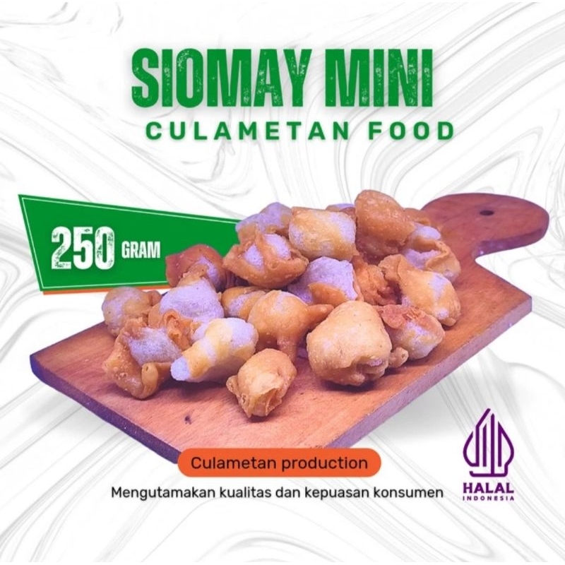 

Siomay mini, gurilem,cimol pangsit 250 gram topping seblak dan baso aci