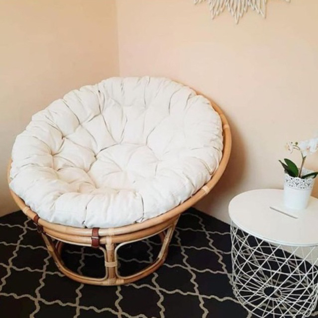 Papasan Rotan | Kursi Rotan Estetik